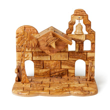 画像をギャラリービューアに読み込む, Extra Large Musical Nativity Stable With Bell Made in Bethlehem, Holy Land
