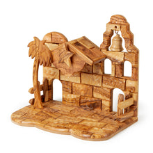 画像をギャラリービューアに読み込む, Extra Large Musical Nativity Stable With Bell Made in Bethlehem, Holy Land