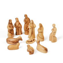 画像をギャラリービューアに読み込む, Large Musical Nativity With Smooth Figures Handmade in Bethlehem