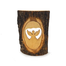 Load image into Gallery viewer, Angel Cut Into Olive Wood Branch Hand Carved In Bethlehem The Holy Land OWO 001