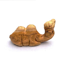Load image into Gallery viewer, Large Handmade Olive Wood Detailed Figure From Bethlehem - Camel