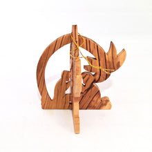 画像をギャラリービューアに読み込む, 3D Praying Olive Wood Christmas Tree Decoration From Bethlehem