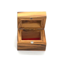 画像をギャラリービューアに読み込む, Jerusalem Olive Wood Trinket Box Hand Made In The Holy Land Bethlehem