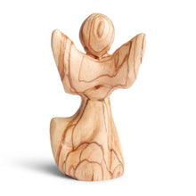 画像をギャラリービューアに読み込む, Angel Holding Hands Decoration Hand Carved Out Of Olive Wood In The City Of Bethlehem