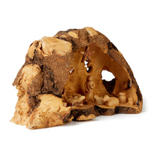 画像をギャラリービューアに読み込む, Hand Carved Olive Wood Cave Nativity Scene Made In Bethlehem, The Holy Land OWO 090