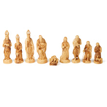 画像をギャラリービューアに読み込む, XL Deluxe Olive Wood Hand Crafted Musical Nativity Scene With Detailed Figures