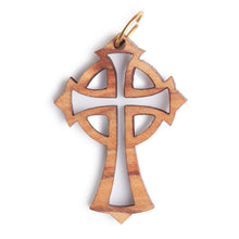 画像をギャラリービューアに読み込む, Olive Wood Cross Pendant