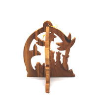 Load image into Gallery viewer, 3D 3 kings olive wood Christmas tree decoration , made in Bethlehem