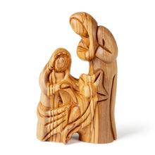 画像をギャラリービューアに読み込む, Hand Crafted Olive Wood Holy Family With Star Made In Bethlehem