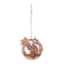 Load image into Gallery viewer, Christmas Tree 2D Decoration Flight To Egypt Handmade out of Olive Wood in Bethlehem