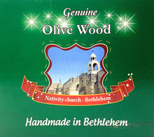 画像をギャラリービューアに読み込む, green gift box front, picture of Nativity Church, Bethlehem