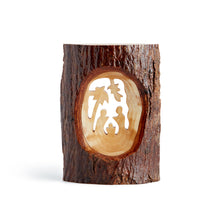 画像をギャラリービューアに読み込む, Nativity Scene with Palm Tree Cut From Olive Wood Made in Bethlehem OWO 001