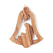 画像をギャラリービューアに読み込む, Mother Mary 2D Christmas Tree Decoration Made From Quality Olive Wood In Bethlehem