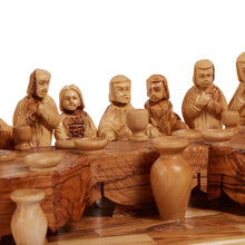 画像をギャラリービューアに読み込む, The Last Supper Handmade Olive Wood Statues Made in Bethlehem The Holy Land