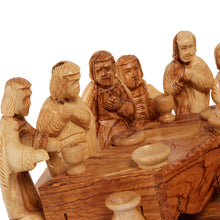 画像をギャラリービューアに読み込む, The Last Supper Handmade Olive Wood Statues Made in Bethlehem The Holy Land
