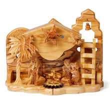 画像をギャラリービューアに読み込む, Medium Musical Nativity Scene Handmade in Bethlehem From Quality Olive Wood