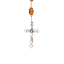 画像をギャラリービューアに読み込む, Wooden Rosary Handmade Olive Wood Bead With Soil From Bethlehem The Holy Land OWR 003