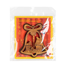 Load image into Gallery viewer, Bell Shaped Nativity Scene Double Layered Christmas Tree Decoration Made of Olive Wood in Bethlehem the Holy Land