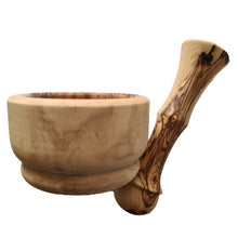 画像をギャラリービューアに読み込む, Olive Wood Mortar and Pestle