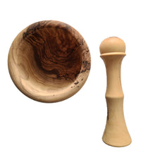 画像をギャラリービューアに読み込む, Olive Wood Mortar and Pestle