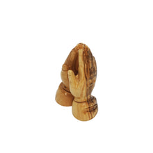 画像をギャラリービューアに読み込む, Hand carved olive wood praying hands made in Bethlehem