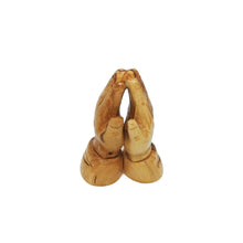 画像をギャラリービューアに読み込む, Hand carved olive wood praying hands made in Bethlehem