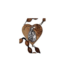 画像をギャラリービューアに読み込む, Extra Large Wall Rosary Made in Bethlehem From Olive Wood OWR 004