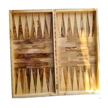 Load image into Gallery viewer, Chess Board, Handmade Olive Wood Chess Board With Detailed Individually Carved Figures Deluxe OWZ 001