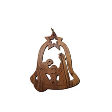 画像をギャラリービューアに読み込む, Nativity Scene 2D Christmas Tree Decoration Made of Olive Tree Wood in Bethlehem