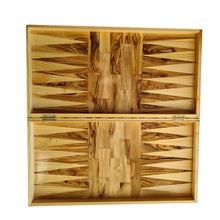 Load image into Gallery viewer, Chess Board, Handmade Olive Wood Chess Board With Detailed Individually Carved Figures Extra Large OWZ 001