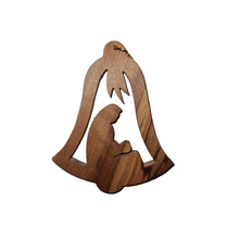 画像をギャラリービューアに読み込む, Mother Mary 2D Christmas Tree Decoration Made From Quality Olive Wood In Bethlehem