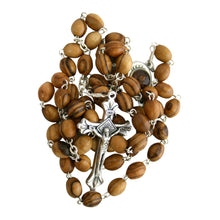 画像をギャラリービューアに読み込む, Wooden Rosary Handmade Olive Wood Bead With Soil From Bethlehem The Holy Land OWR 003