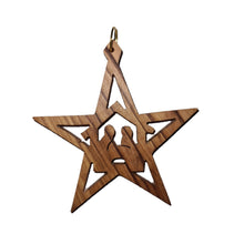 画像をギャラリービューアに読み込む, Star Nativity 2D Tree Decoration