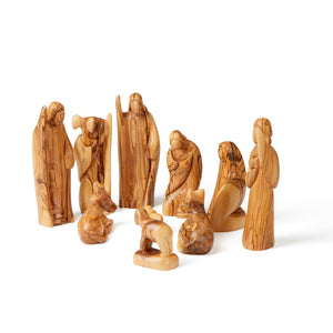 Deluxe Large Musical Nativity With Faceless Figures