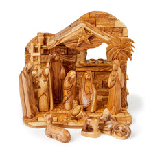Load image into Gallery viewer, Deluxe Large Musical Nativity With Faceless Figures
