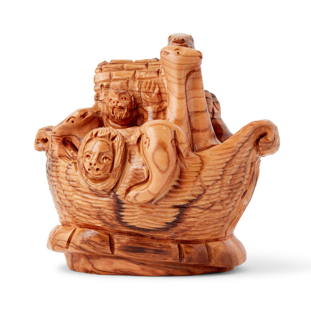 Noah's Ark, Handmade Out Of Olive Wood In The City Of Bethlehem The Holy Land OWF 009