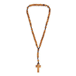 Plain Olive Wood Rosary Made in Bethlehem OWR 001