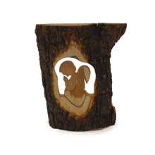 Load image into Gallery viewer, Angel Praying Cut Into Olive Wood Branch Hand Carved In Bethlehem The Holy Land OWV 003
