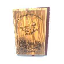 Load image into Gallery viewer, Olive Wood Cover Bible - English
