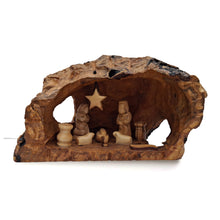 画像をギャラリービューアに読み込む, Hand Carved Olive Wood Cave Nativity Scene Made In Bethlehem, The Holy Land OWO CN23
