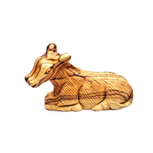 Load image into Gallery viewer, Large Handmade Olive Wood Detailed Figure From Bethlehem - Donkey

