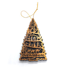 画像をギャラリービューアに読み込む, Christmas Tree Decoration Made From Olive Wood In The Holy Land Bethlehem T102
