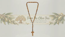 ギャラリービューアPlain Olive Wood Rosary Made in Bethlehemに読み込んでビデオを見る
