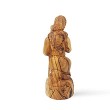 Load image into Gallery viewer, Large Handmade Olive Wood Detailed Figure From Bethlehem - Shepherd
