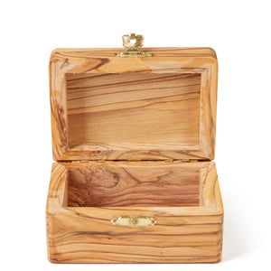 God Bless Our Home Olive Wood Trinket Box Hand Made In The Holy land Bethlehem
