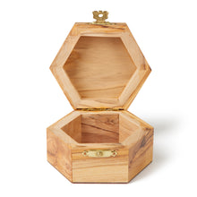 画像をギャラリービューアに読み込む, Bethlehem Olive Wood Trinket Box Hand Made In The Holy land Bethlehem
