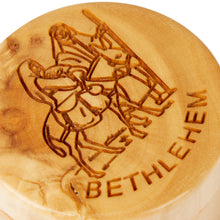 画像をギャラリービューアに読み込む, Flight To Egypt Olive Wood Trinket Box Hand Made In The Holy Land Bethlehem
