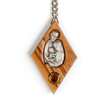 Load image into Gallery viewer, Holy Family Wooden Keyring
