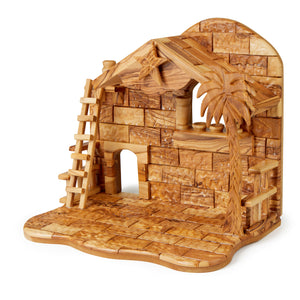 Extra Large Musical Nativity Stable