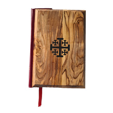 Load image into Gallery viewer, Olive wood bible made in Bethlehem
